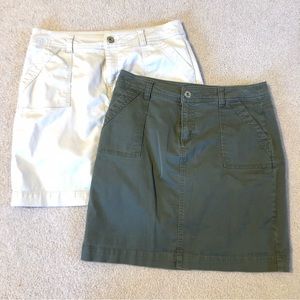 2 Christopher & Banks Skorts